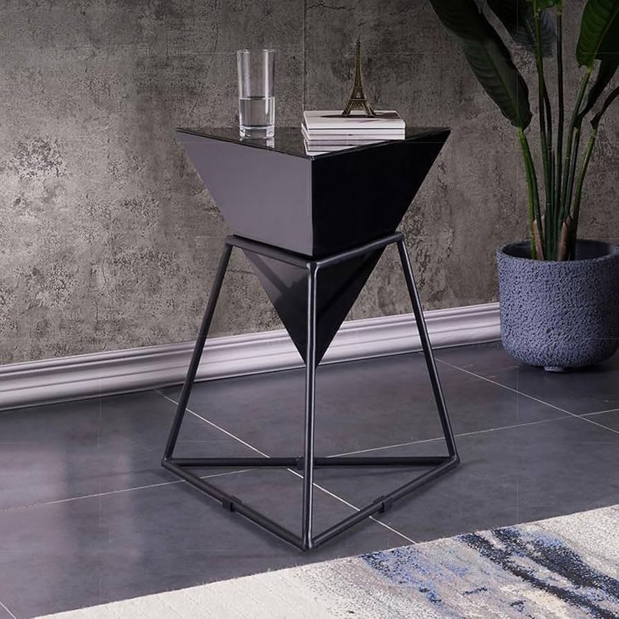 Noir Apex Side Table ZR 201