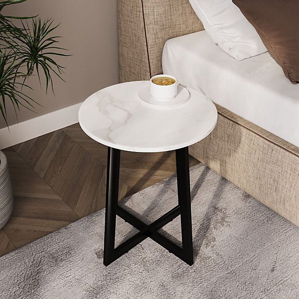 Round MDF Coffee Side End Table ZR 205 - Image 2