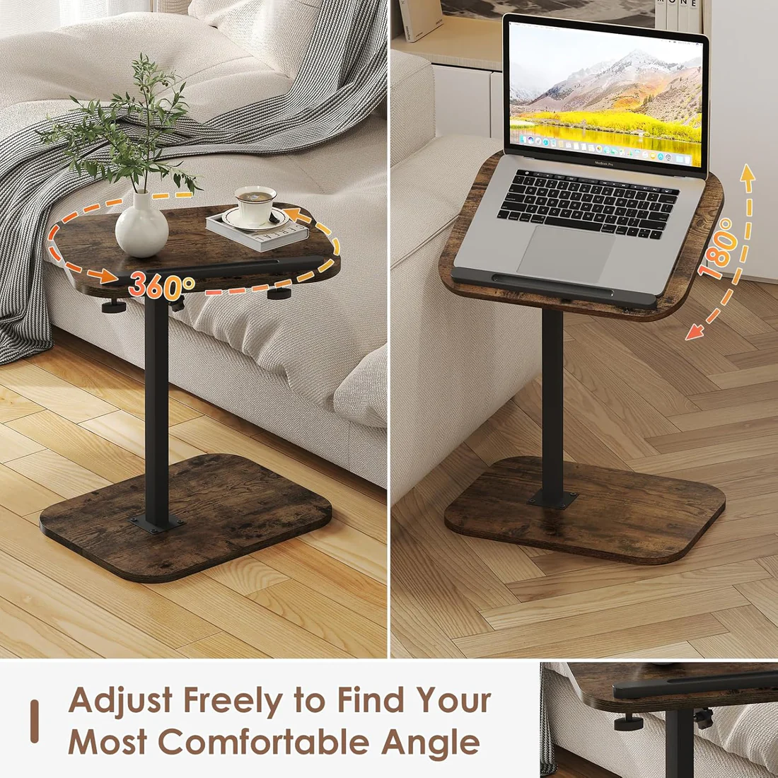 360° Swivel Height Adjustable Table ZR 231 - Image 2